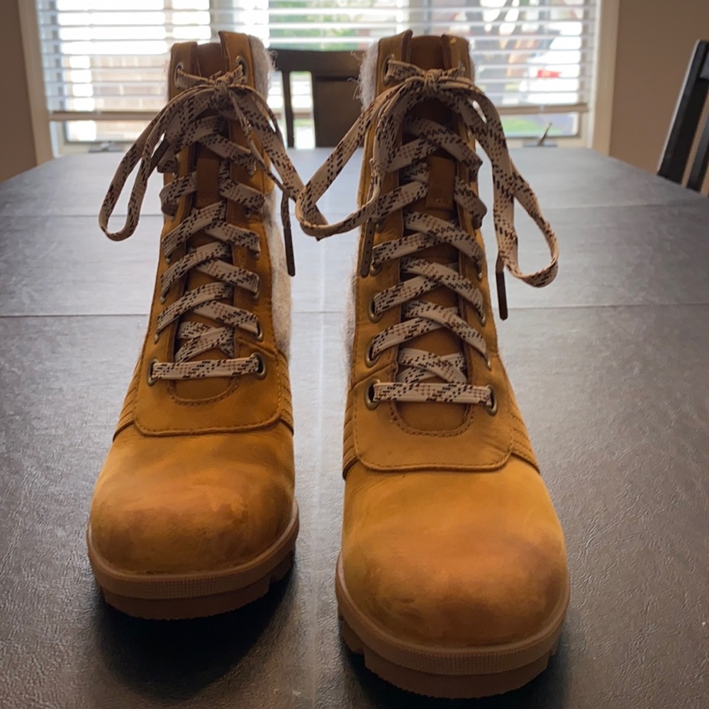 Sorel Joan of Artic Lace Up Wedge Booties